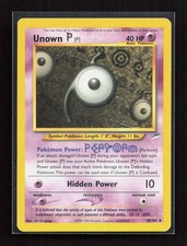 Unown [P] 058/105 Neo Destiny Uncommon MP on eBay