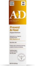 A D Original Diaper Rash Ointment, Skin Protectant with Vitamins A D, 4oz