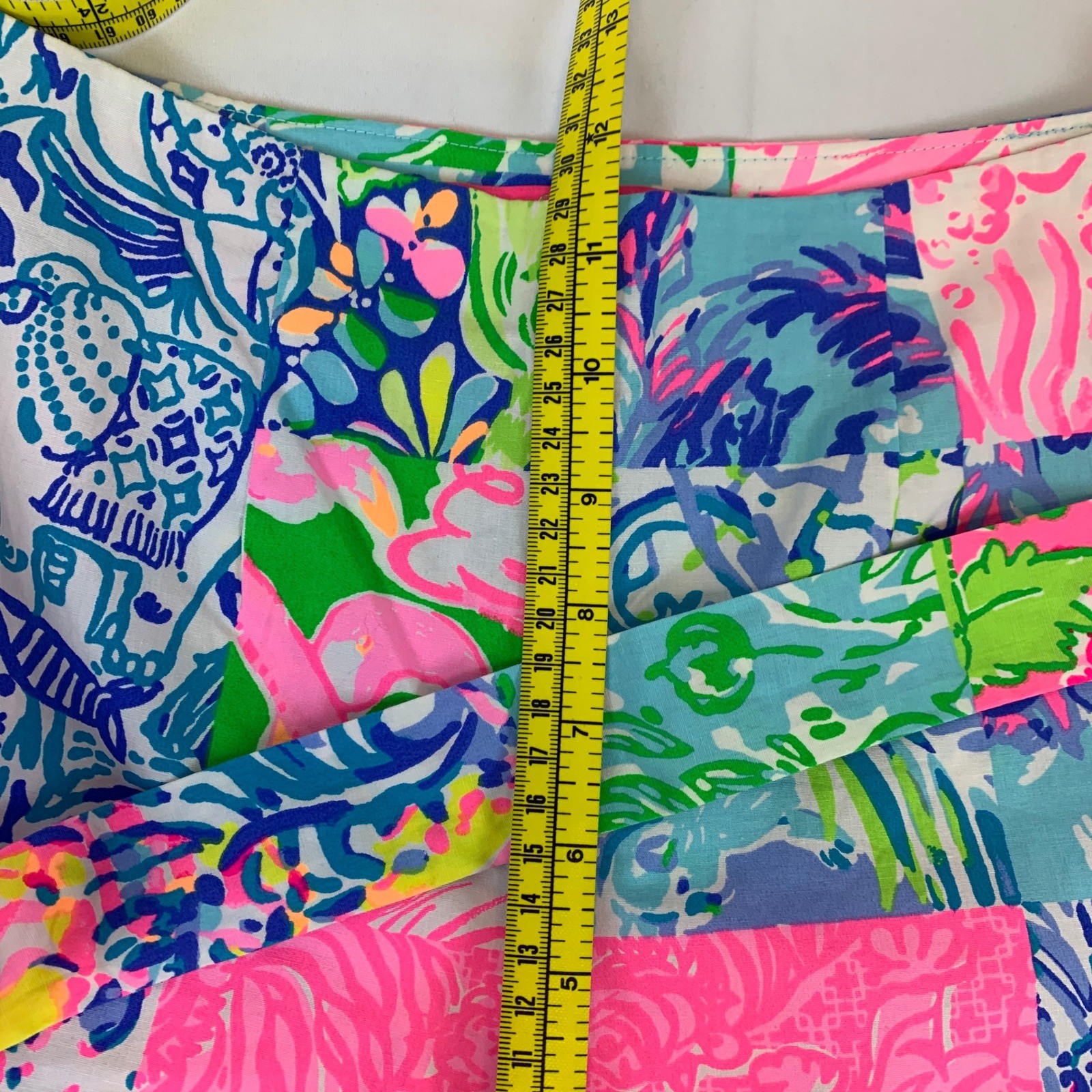 Lilly Pulitzer Patchwork Wrap Skort Multicolor Vi… - image 10