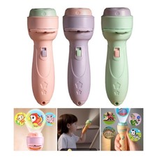 Kids Rotating Story Projector Light Slides 48 Pictures Learning Play Educational