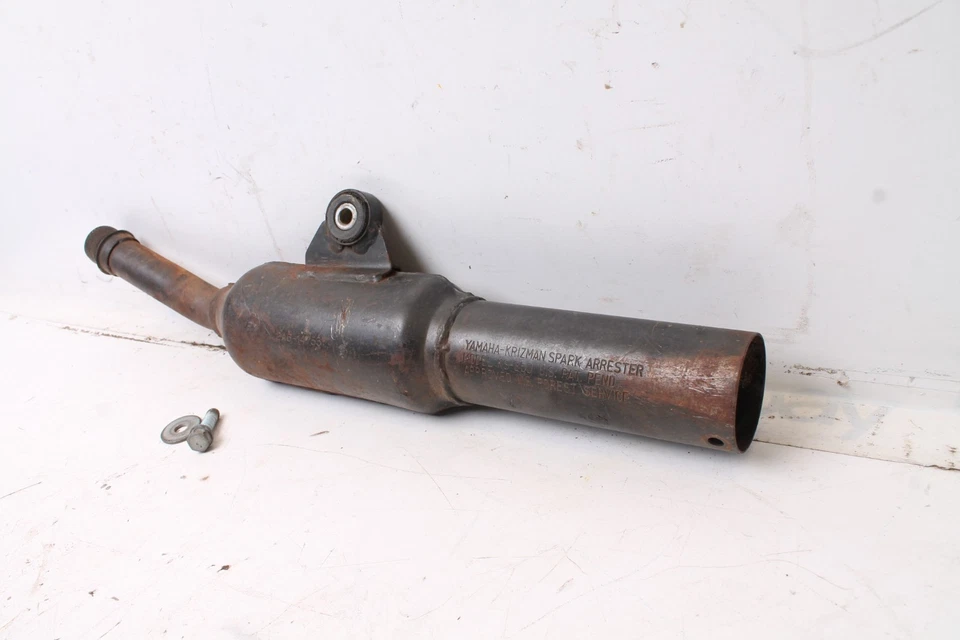 1978 Yamaha DT175 DT175E Motorcycle OEM Muffler Exhaust Silencer - CORE MISSING - Image 3 of 4