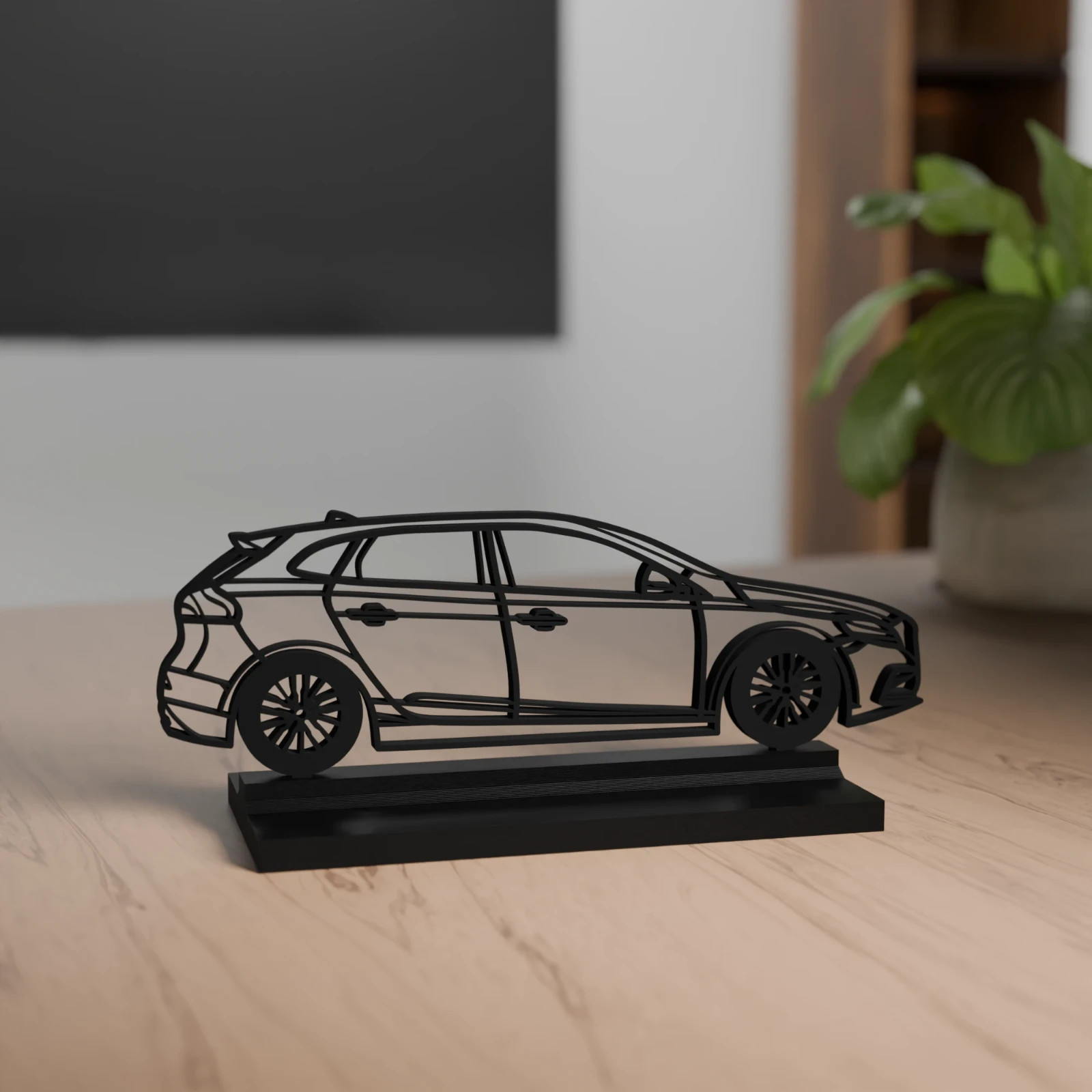 Decorazione 3D modello V40 - regalo per gli amanti dell'auto