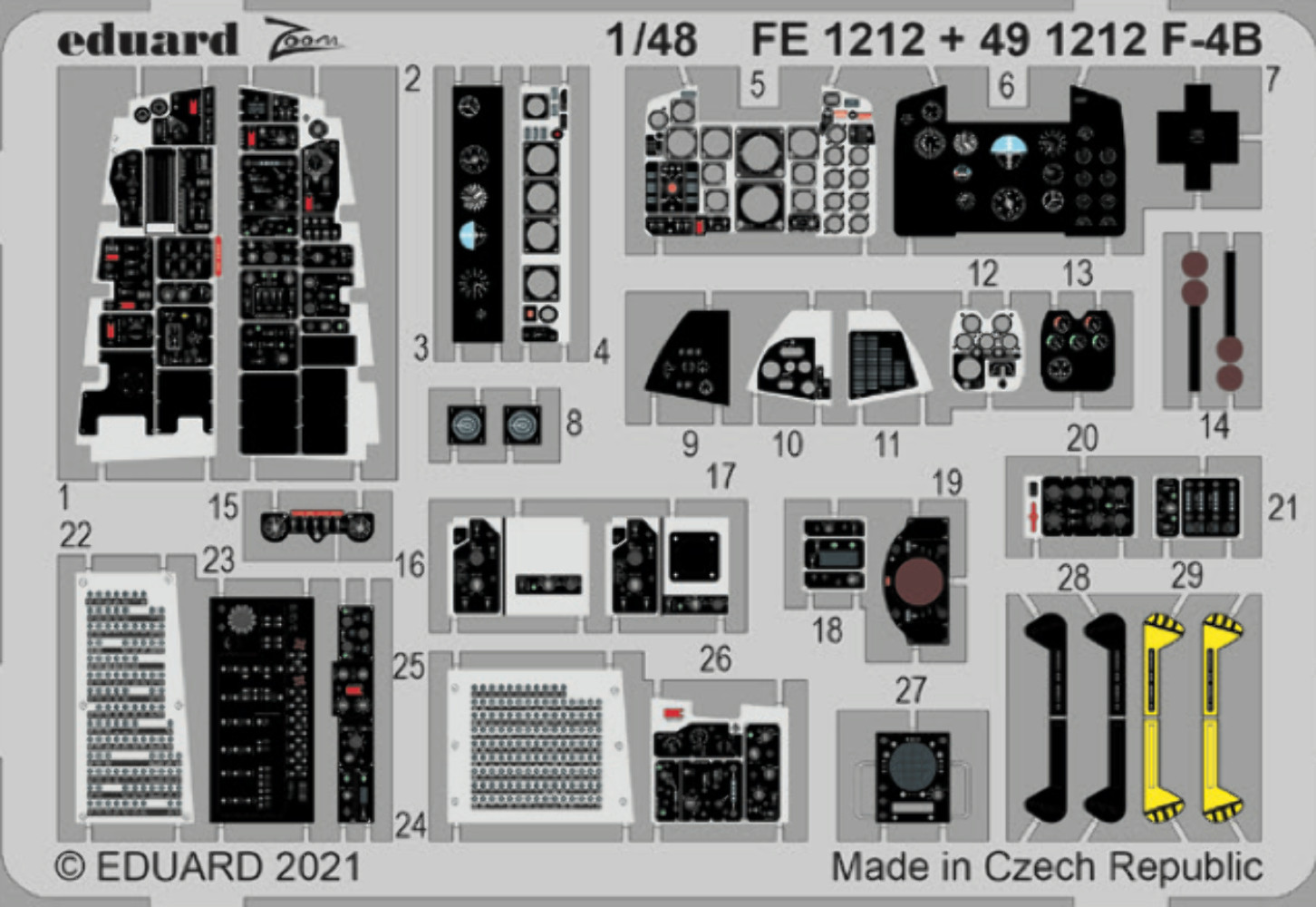 Eduard FE1212 1:48 McDonnell F-4B Phantom