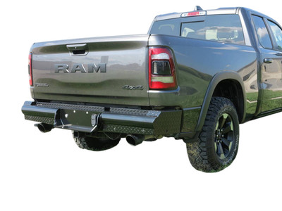 Steelcraft Elevation Rear Bumper Textured Black Bolt-On | Fits 19 24 Ram 1500