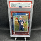 2024 Donruss Optic Drake Maye Red Mojo PSA 9 MINT