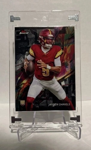 2024 Topps Finest -  Jayden Daniels Black Refractor  /25 Rookie