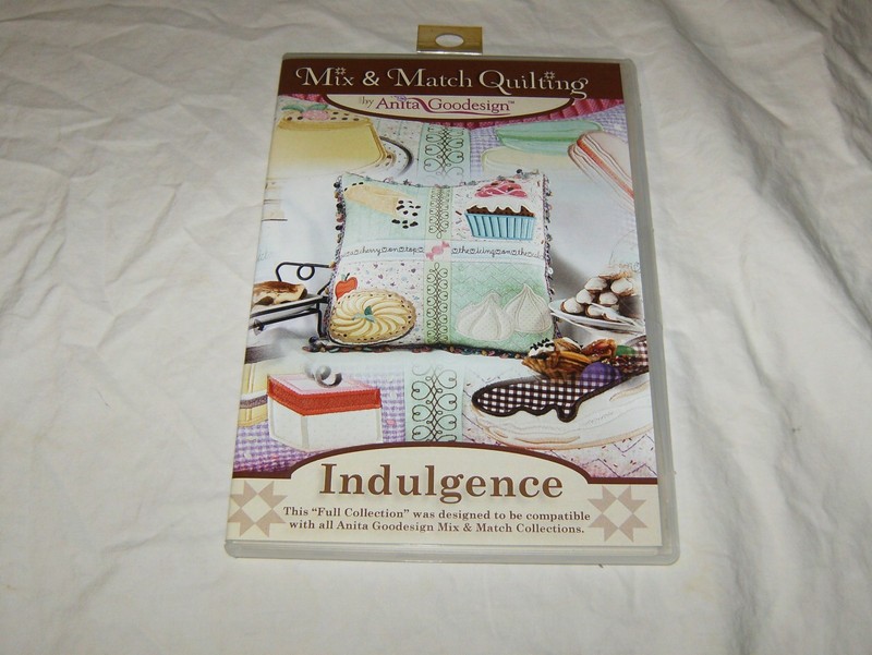 Anita Goodesign 241AGHD Indulgence Quilting Embroidery Design Machine CD