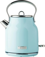 Haden Heritage Blue Electric Kettle - Energy Efficient - Rapid Boil 3000W, 1.7l