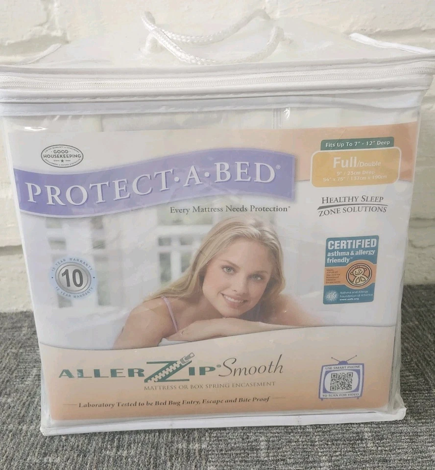 Colchón Protect-A-Bed AllerZip, somier + fundas de almohada - Kit de tamaño completo Foto 2 de 4