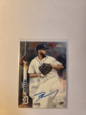 2020 Topps Chrome Dario Agrazal Rookie Auto Rookie #RA-DA Tigers
