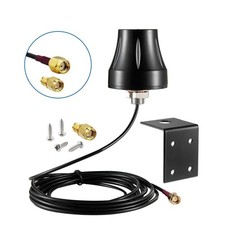 Waterproof Dual Band WiFi 2.4GHz 5GHz 5.8GHz RP-SMA Antenna SMA Adapter