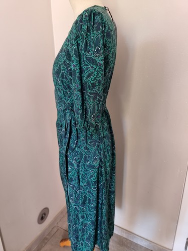 CAMAIEU : ROBE CACHE COEUR NEUVE ETIQUETTE VAL 55 E PAISLEY PRINT DRESS KLEID   - Photo 4/17