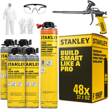 Stanley F990P SuperCoat Class A Fire Foam Closed Cell, 27.1oz 48 Pack - Gun Set