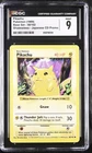 CGC 9 MINT Pikachu 58/102 Shadowless Japanese Cd Promo Base Set Pokemon Card