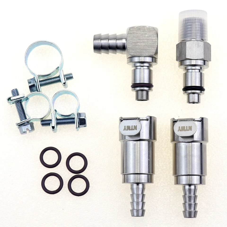For Aprilia Caponord Gas Fuel Line Hose Union Metal Quick Disconnect Coupling - Bild 4 von 4