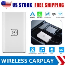 Auto Wireless CarPlay Adapter For Apple Android Wireless Dongle Plug＆Play USB US