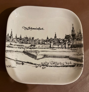 Vintage Royal Porzellan Bavaria KPM Germany Handerbeit SCHWEINFURT
