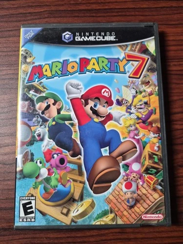 Mario Party 7 Complete in Box for Nintendo GameCube, With Microphone