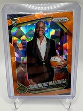 2025 Panini Prizm WNBA - Rookie Variation Dominique Malonga #144 Ice Prizm (RC)