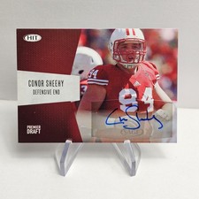 Conor Sheehy Rookie Auto 2018 SAGE HIT Premier Draft #A-9 🏈 Football Card