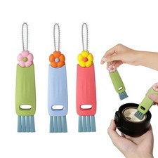 3 in 1 Rotatable Cup Lid Gap Cleaning Brush Set, for Baby Bottle, 3pack
