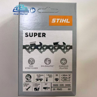 #ad 26RM3 68 STIHL Chainsaw Chain .325 PITCH .063 GAUGE 68 DL 18 IN BAR $24.99