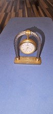 Ok Star Miniatur Uhr Messing Gold Standuhr Quarz Mini Uhr