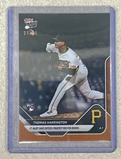 2025 Topps Now Thomas Harrington RC Orange /25 Pirates Rookie 1st MLB Save