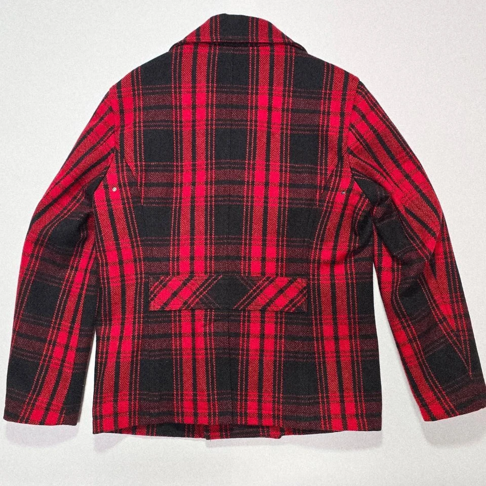 SOPH Peacoat SOPHNET Red & Black Plaid M Thinsulate Insulation - Image 2 of 4