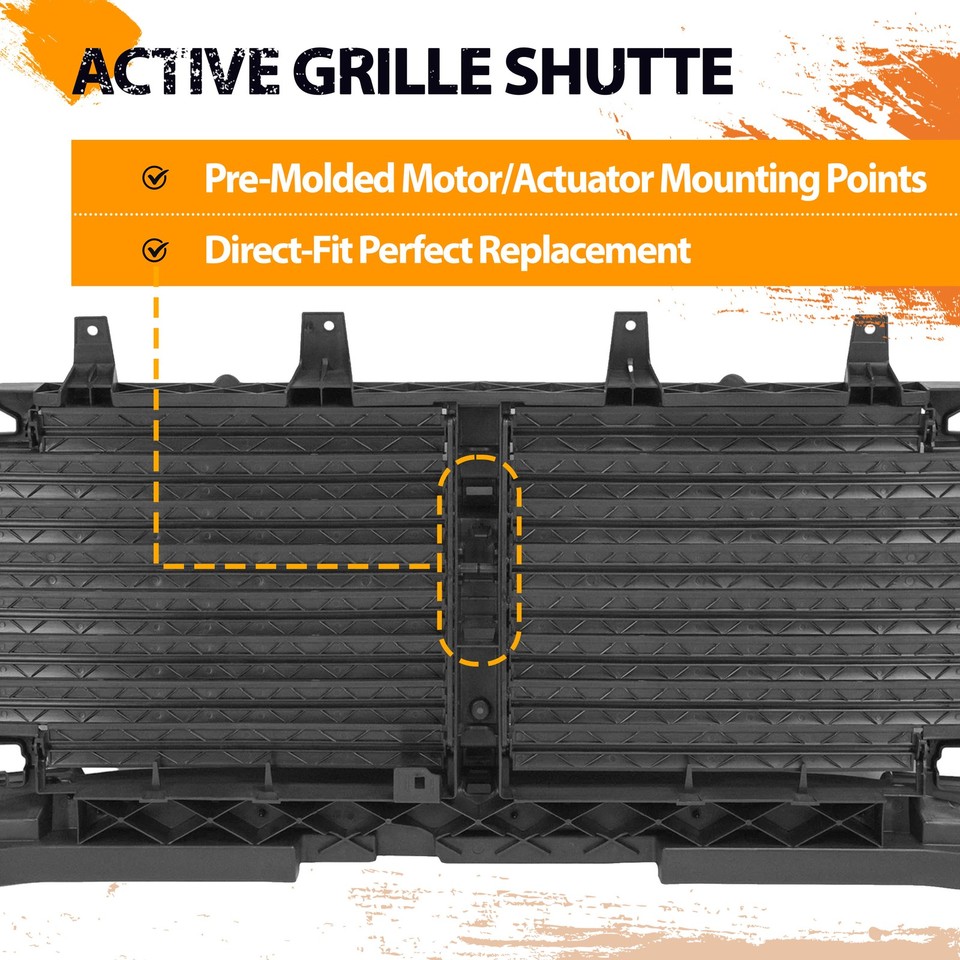 Active Radiator Grille Shutter For Chevy Silverado 1500 2019-2023 New ...