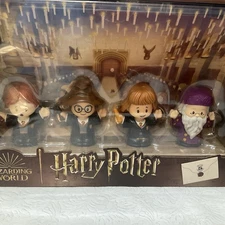 Harry Potter And The Sorcerer's Stone Little People Collector Figure Set-New