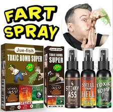 30ml Stinky Fart Spray Prank – 1/3 Pack Stink Bomb Joke Party Novelty
