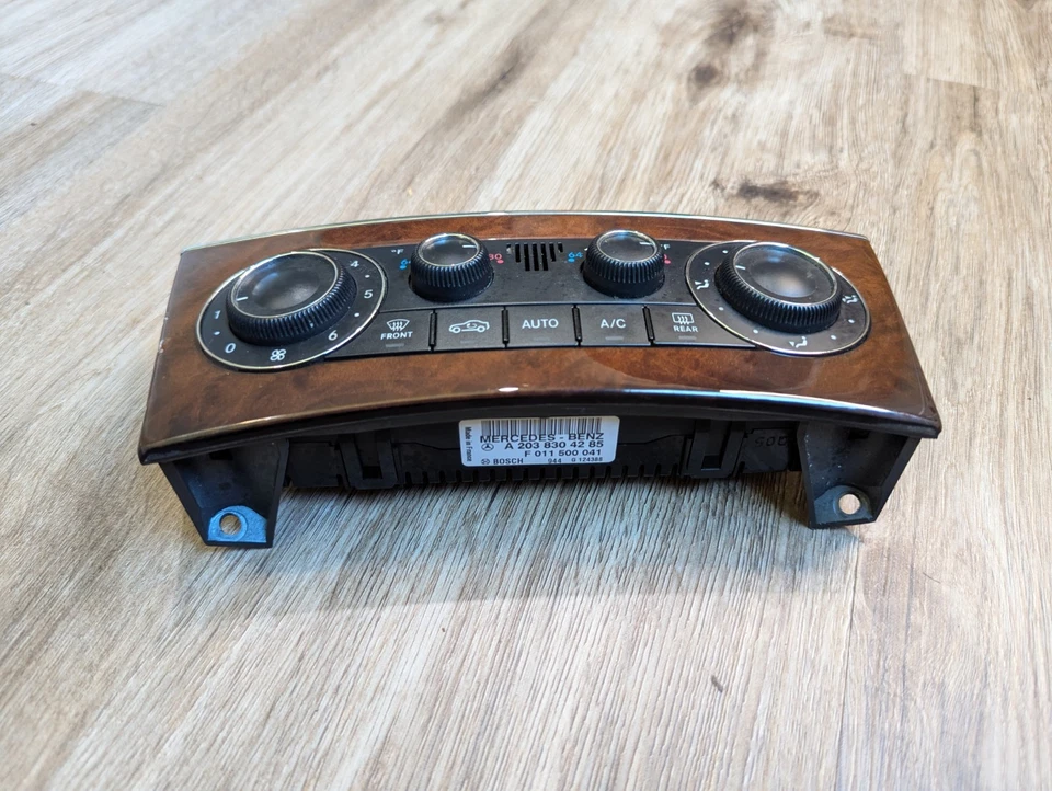 06-07 Mercedes W203 C230 AC A/C Heater Climate Control Switch 2038304285 OEM - Image 2 of 4