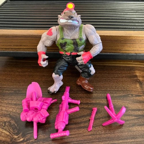 Vintage TMNT 100% Complete Dirtbag Dirt Bag Action Figure Playmates