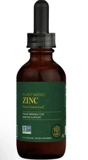 Global Healing Plant-Based Zinc from Guava Leaf 2 fl oz | Organic Immune Support