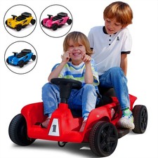 24V Battery 2-Seater Electric Kids Ride On Car Go Kart with Music,Remote Control