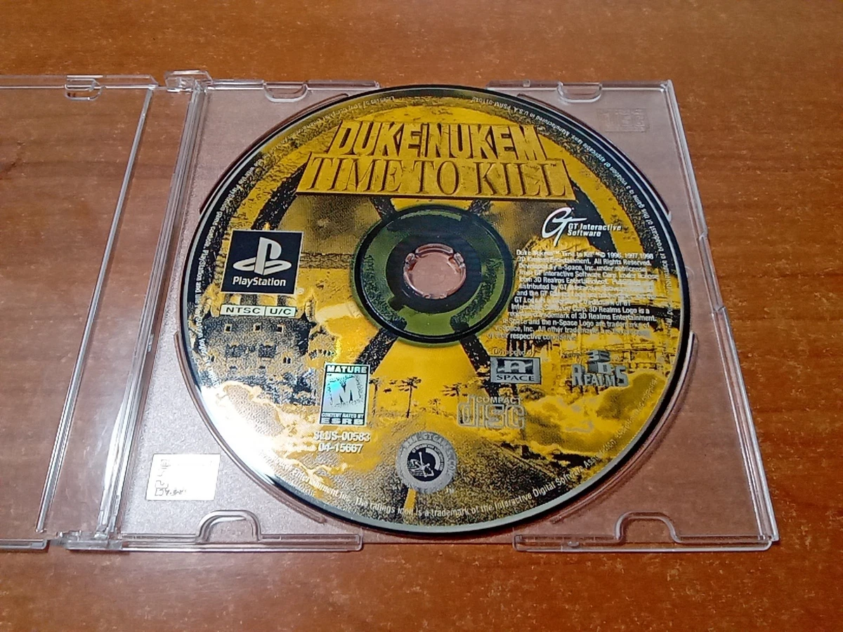 Duke Nukem: Time To Kill Sur PS1 - PAL, Complet (sans Notice), Bon état