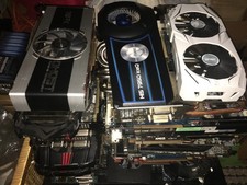 Lot of 12 Damaged/Dead/Faulty/Broken AMD Rade...