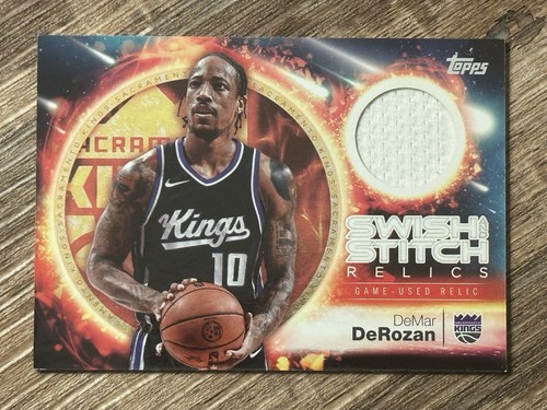 2025-26 TOPPS SWISH AND STITCH RELICS DEMAR DEROZAN #SST-DD (GAME-USED MEM)