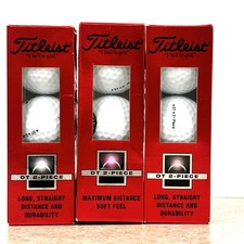 9 Golf Balls 2 DT 2-Piece Long Straight Distance /Durability  1 Pack Soft Feel