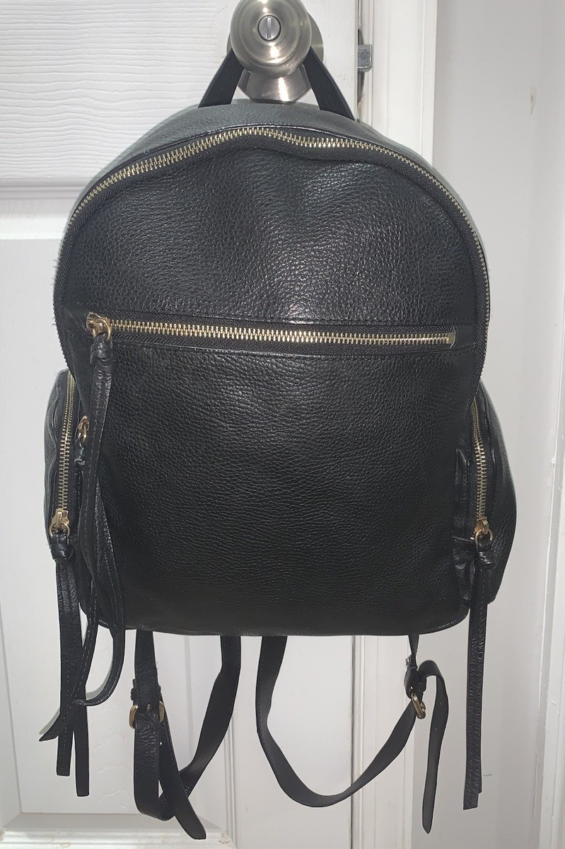 KOOBA Backpack BLACK Pebbled Leather Handcrafted In India | eBay display picture 3