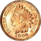 1900 1C Indian Cent PCGS MS65RD OGH (PHOTO SEAL)