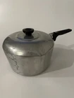 Wagner Ware Sydney O Magnalite 4 QT Sauce Pot 4684-P with Lid Double Spouts VTG