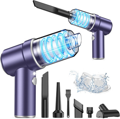 Handheld Car Vacuum Cleaner, 9000PA Vacuum Cleaner & Air Duster, 120W High Power