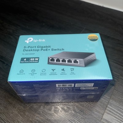 NEW TP-Link TL-SG1005P - 5-Port Gigabit PoE Switch