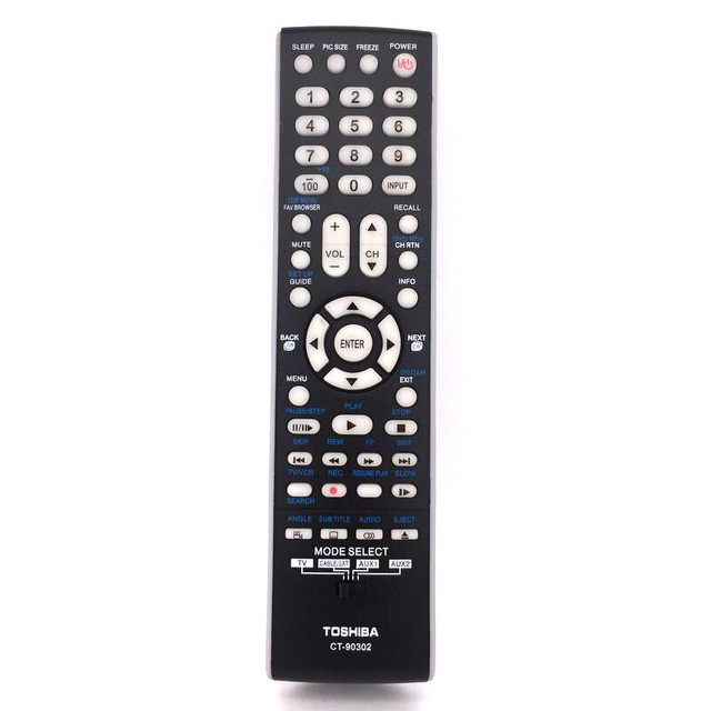 New CT-90302 For Toshiba LCD LED TV Remote Control CT-90275 26AV502R DMR-ES46V New CT-90302 For Toshiba LCD LED TV Remote Control CT-90275 26AV502R DMR-ES46V