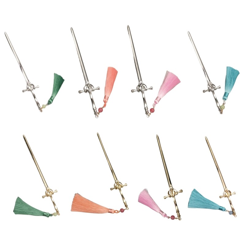 Vibrant Pendant Hairpin for Women’s Hairstyles and Headdress Accents