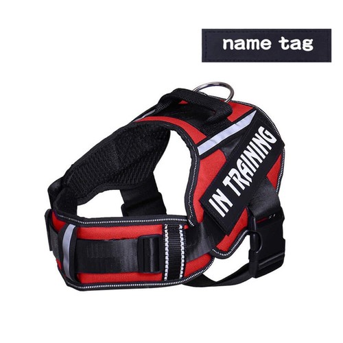 Personalised No-Pull Padded Dog Harness Small Medium Dogs Safety Strip Colourful - Picture 24 of 42