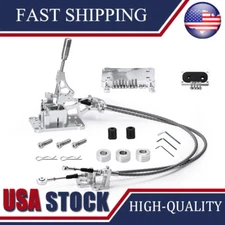 Set Shifter Box Transmission Bracket Plate Cable For K-Swap K20 K24 EF EG EK DC2