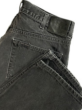 Harley Davidson Y2K Black Wash Denim Men's Jeans Fit 35x32 Biker Motorcycle Rock